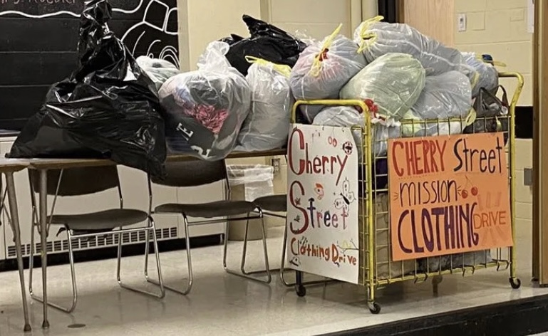 Cherry Street Mission Clothing Drive