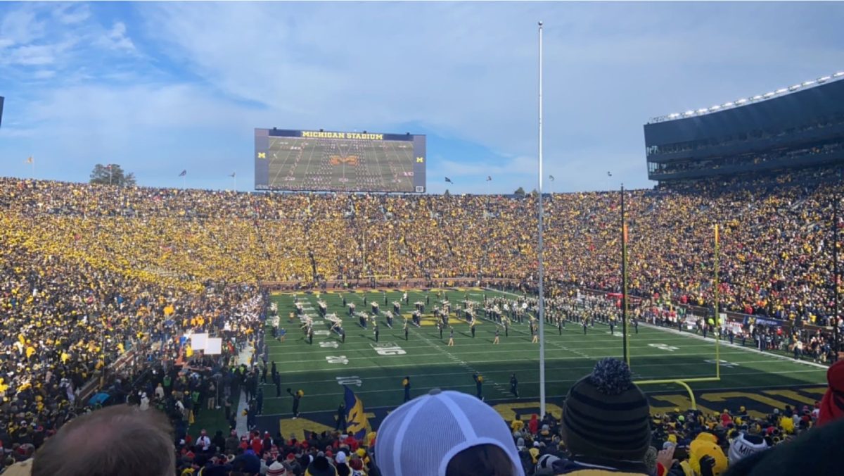The Ohio State vs. Michigan State Game. Michigan won 30-24 against them for the third year in a row.