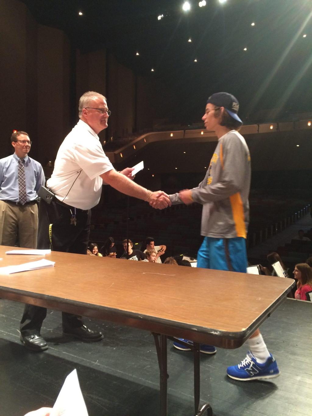 Seniors attend graduation rehearsal