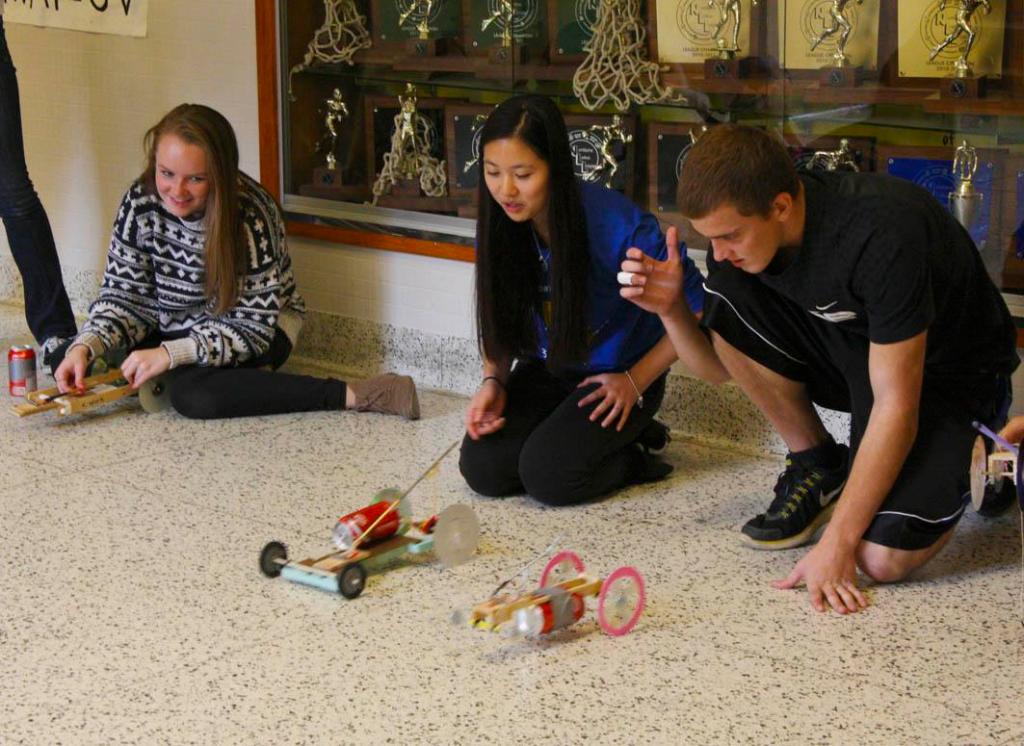 Force equals mousetrap times acceleration